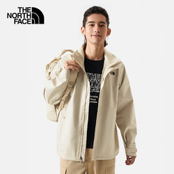 THE NORTH FACE 北面 冲锋衣男户外防风单层硬壳夹克8AUM 卡其色/3X4 XXL