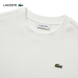 LACOSTE法国鳄鱼女装24年宽松休闲短袖T恤TF7301 70V/米白色 36 160