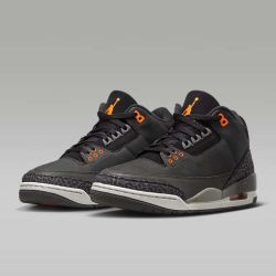 airjordan男鞋jordan3fearaj3灰黑色复古篮球鞋
