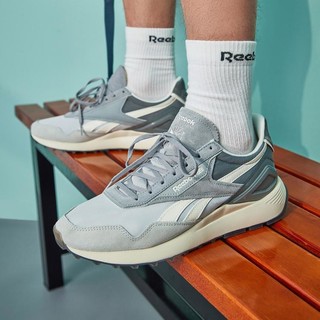 Reebok 锐步 男士女士情侣款LEGACY蕾格西复古奶茶色运动休闲跑步鞋