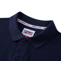 TOMMY HILFIGER 纯棉经典纯色短袖POLO衫 15370