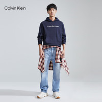 Calvin Klein Jeans23秋冬新款男士简约字母印花宽松抓绒卫衣J319915 
