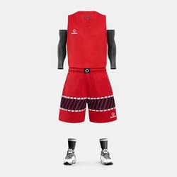 准者 青少年篮球服夏季薄款套装男女童中大童训练比赛团购个性化球衣裤