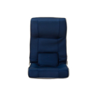 NITORI宜得利家居 可折叠不占地沙发椅单人小沙发腰部支撑 日式座椅 藏青色