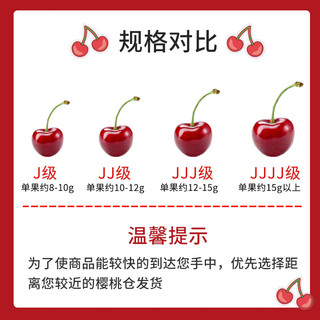 京鲜生 国产美早大樱桃 1.8kg4J级车厘子 生鲜水果 源头直发