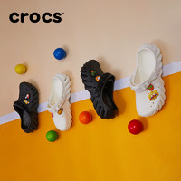 crocs 卡骆驰 王俊凯同款波波洞洞鞋男户外沙滩鞋包头拖鞋女鞋|207937 白色41/42(260mm)