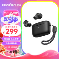 声阔（SoundCore）畅听豆 真无线蓝牙耳机 长续航 蓝牙5.3 游戏音乐耳机 适苹果/华为 黑 黑色