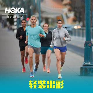 HOKA ONE ONE男女款春夏林康3公路跑步鞋RINCON3减震回弹耐磨轻便防滑 蛋酒色 / 玫瑰金-女 36.5