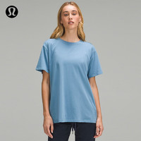 lululemon 丨All Yours 女士 T 恤 *棉 LW3ES5S短袖 湛蓝 4