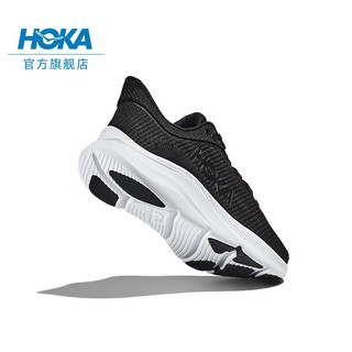 HOKA ONE ONE 男女款夏季速力马尔跳绳综合训练鞋SOLIMAR支撑稳定 黑色 / 白色-男 43