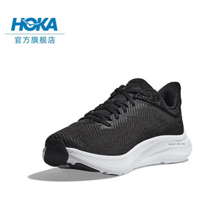 HOKA ONE ONE 男女款夏季速力马尔跳绳综合训练鞋SOLIMAR支撑稳定 黑色 / 白色-男 43