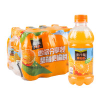 可口可樂 美汁源果粒橙300ml*12瓶裝橙汁果汁橙子飲品網紅飲料休閑