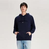 TOMMY HILFIGER Tommy Jeans 23秋冬男女同款纯棉刺绣字母宽松运动连帽卫衣17899