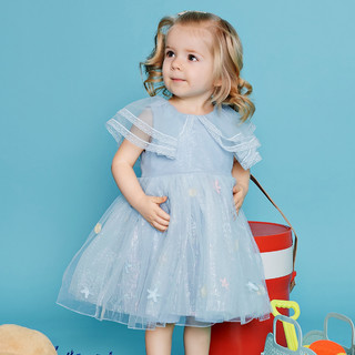 戴维贝拉 女童洋气连衣裙夏装童装儿童宝宝裙子女孩公主裙