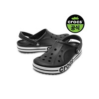 crocs 卡骆驰 韩国直邮Crocs 运动拖鞋 半俱乐部/CROCS 共用 帆布休闲鞋 黑色 (