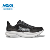 HOKA ONE ONE男女款春夏马赫6竞训公路跑步鞋MACH 6 黑色/白色-男 42