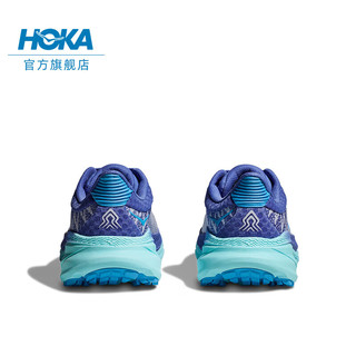HOKA ONE ONE男女款夏季挑战者7全地形款跑鞋CHALLENGER 7缓震 苍青色/星空色-女 37