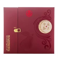 WULIANGYE 五粮液 股份40度永不分梨酒375ml*2瓶礼盒装 收藏礼品酒