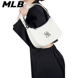 MLBMonogram系列复古老花满印字母腋下包饺子包麻将包手提单肩包 均码+礼袋