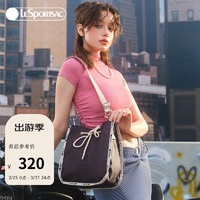 LeSportsac 乐播诗新款包包女包TRENDY潮流系列时尚实用水桶包斜挎包 黑色