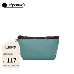 LeSportsac 力士保 乐播诗新款包包女包TRENDY潮流系列卡通印花手拿收纳化妆包 灰石绿