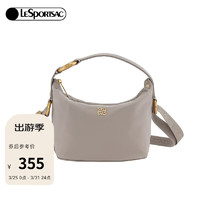 LeSportsac 乐播诗新款包包女包灰银色手提单肩包上班通勤腋下斜挎包女  迷雾灰