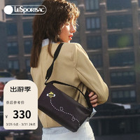 LeSportsac 乐播诗新款黑色通勤腋下包包女手提单肩斜挎包礼物送女生 小蜜蜂嗡嗡