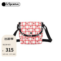 LeSportsac 乐播诗新款翻盖小方包经典印花单肩包包女斜挎包礼物送女生 莓莓酪酪