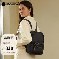 LeSportsac 乐播诗新款包包超轻系列外出旅游防水双肩包背包书包女 深灰色