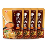 NONGSHIM 农心 韩式部队锅芝士酱 韩国火锅专用底料 调味品酱料 关东煮食材 100g*4袋