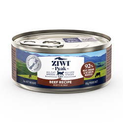 ZIWI 滋益巔峰 全貓罐頭濕糧貓咪零食85g牛肉罐頭主食進口