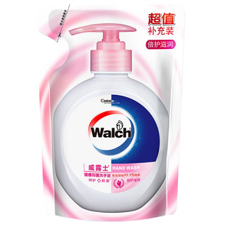 威露士（Walch）抑菌洗手液525ml*4 有效抑菌99.9% 倍护滋润*4（补充装）