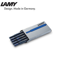 LAMY 凌美 T10 一次性墨水胆笔芯 蓝黑色 5支装 1.25ml/支