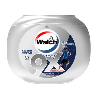 Walch 威露士 9X除菌洗衣凝珠 清洁消毒2合1 除菌率99.9% 运动款30粒