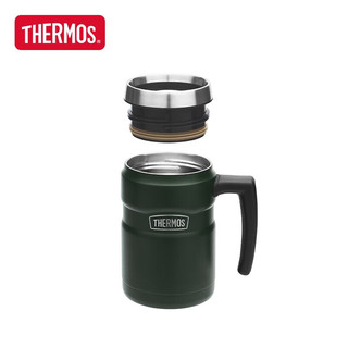 膳魔师（THERMOS）保温杯530毫升316不锈钢内胆男女泡茶咖啡水杯子 TSK2-470S NVB 大西洋蓝 530ml