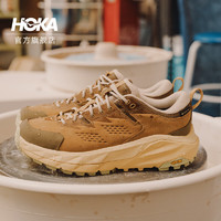 HOKA ONE ONE男女款夏季卡哈低帮徒步鞋KAHA LOW GTX皮革减震防水 【】小麦色/棕灰色（特别版）-男女款 44.5