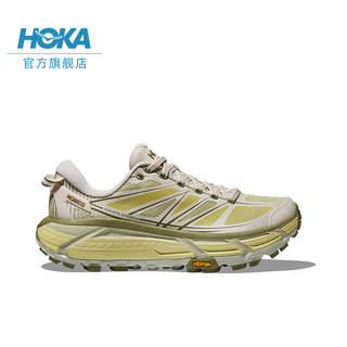 HOKA ONE ONE男女款夏季飞速马法特2户外休闲鞋MAFATE SPEED2耐磨 【】蛋酒色/浅绿色 39