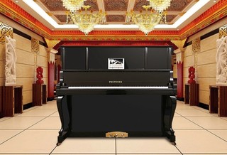 PRUTENER 普鲁特娜 UP-132 立式钢琴 132cm 圣托里尼黑 专业考级