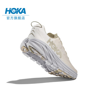 HOKA ONE ONE男女款春夏林康3公路跑步鞋RINCON3减震回弹耐磨轻便防滑 【】麦青色/橡木白-男 45