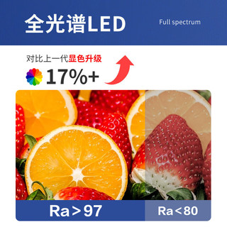 贝工LED全光谱模组 76W 一拖四 三色调光 长50cm PK-QGMZC-76S