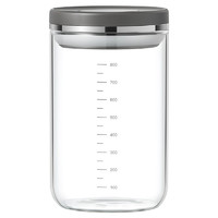 LISSA 咖啡豆保存罐按压抽真空玻璃密封咖啡粉糖罐食品级储存罐子