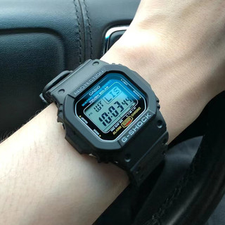 卡西欧（CASIO）原点小方块手表男太阳能电波日产旋盖式石英表GW-5000U-1JF GW-5000U-1JF原点日产 超经典！