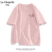 La Chapelle City 拉夏贝尔  女士纯棉短袖T恤