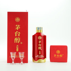 MOUTAI 茅台 醇 53度纯粮食酒 柔和酱香型白酒迎宾 53度 500mL 1瓶 茅台醇 酱香之心