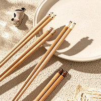摩登主妇 儿童筷子家用高档新款2024木质一人一筷日式可爱分餐木筷