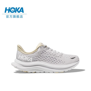 HOKA ONE ONE 女款夏季卡瓦纳公路跑步鞋KAWANA减震平衡回弹百搭 云雾灰/冰流蓝 38