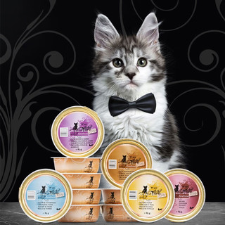 德国凯姿猫餐盒 Catz finefood 猫咪营养餐盒成幼猫成猫湿粮零食  85g 6罐 精致系列 现有口味混拼