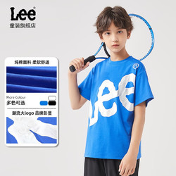 Lee 儿童纯棉短袖T恤新品大logo