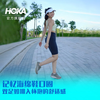 HOKA ONE ONE女款夏季邦代8公路跑鞋BONDI 8轻盈缓震回弹舒适防滑 黑色 / 黑色-宽版 36