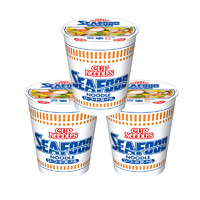 NISSIN 日清食品 日清方便面 日本合味道海鲜风味 74g*3杯装桶装泡面